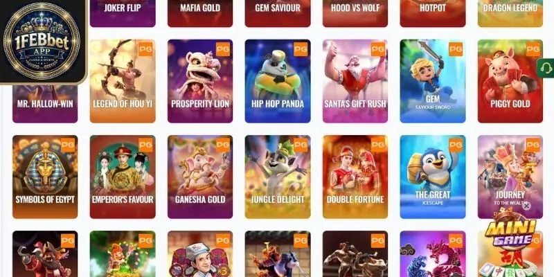 Slot games Febet sử dụng công nghệ tiên tiến