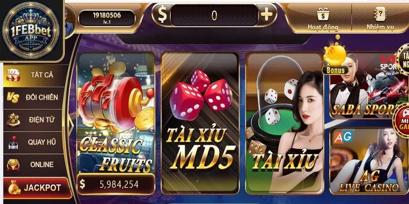 Sơ bộ những nét chính về Tài Xỉu MD5 Febet